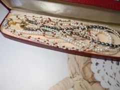 淡水パール　ケシパール　ネックレス