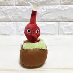 ピクミンꕤ引っこ抜きぬいぐるみマスコット（赤）