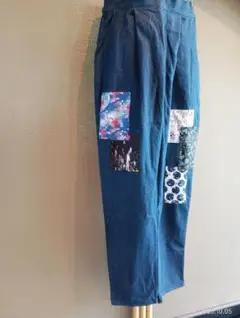 週末SALE❢新品!ScoLar Parityパッチワークデザインデニムパンツ