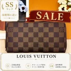 ✨王道ダミエエベヌ✨　ルイヴィトン　ジッピーウォレット　長財布　男女兼用のサムネイル