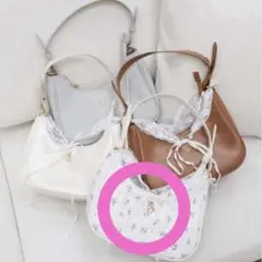 マジェスティックレゴン　ノベルティ　花柄レース付きハンドバッグ