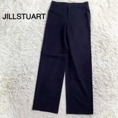 JILLSTUART ブラックカラー ウールスラックス
