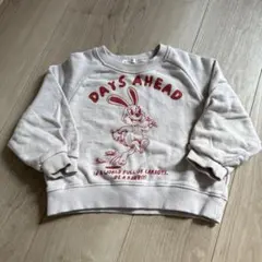 pie mtm ウサギデザイン トレーナー 約95cm