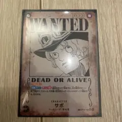 ワンピースカード　サボ 手配書　SP 受け継がれる意思