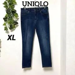 【ユニクロ】ストレッチスリムジーンズ ダークウォッシュ 30インチ XLサイズ