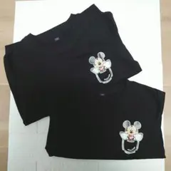 新品未使用☆キッズ　長袖トレーナー〚120、140〛2枚セット　ミッキー　黒