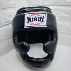 WINDY ウィンディ　本革製品Lサイズ ヘッドギア　ヘッドガード　ブラック 一部予約受付、10/8入荷予定 ウィンディ ヘッドガード