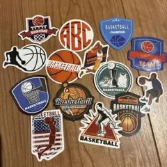 バスケットボール ステッカー 14枚セット