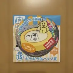 んぽちゃむ エンタメくじ 10cmギラギラ缶バッジ賞
