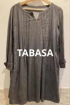 TABASA ブラックデニム　チュニック