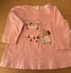 ファミリア　ピンク　チュニック　80センチ