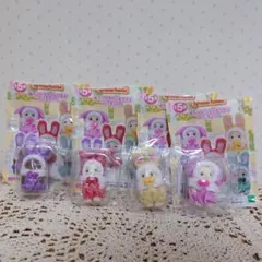 シルバニア　赤ちゃんカラフルウサギコスチューム　4種セット