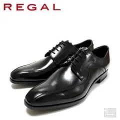 REGAL 26AL 25.5 黒 日本製 外羽根 本革 スワールモカ 高級革靴のサムネイル