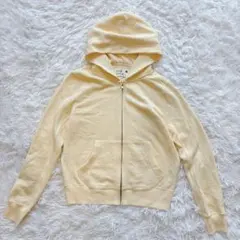 earth music&ecology ジップアップパーカー M 黄色 パステル