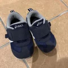 ASICS ネイビー スニーカー