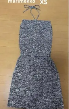 marimekkoマリメッコホルダーネックワンピース　XSサイズのサムネイル
