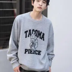 WEGO TACOMA PIERCE グレー セーター S