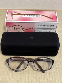 JINS PROTECT 花粉 メガネ ジュニア ブラウン