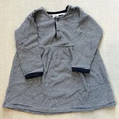 PETIT BATEAU（プチバトー）ボーダーワンピース 18m/81cm