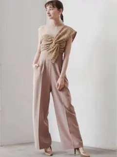 オールインワン・結婚式・お呼ばれ・パンツドレス