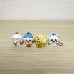 たべものいっぱいマスコット2 ちいかわ ハチワレ うさぎ モモンガ 4点セット