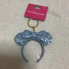 新品　東京ディズニーリゾート ミニーマウス　カチューシャ　キーホルダー　チャーム