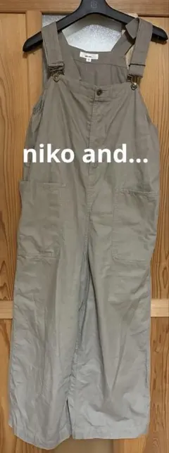 niko and ... サロペット サイズ3 ベージュ
