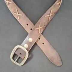 マディソンブルー ROUND BUCKLE BELT 01 MADISONベルト - メルカリ