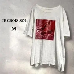 ジュクロイスソワ Tシャツ M ホワイト スパンコール 韓国ファッション 個性派のサムネイル