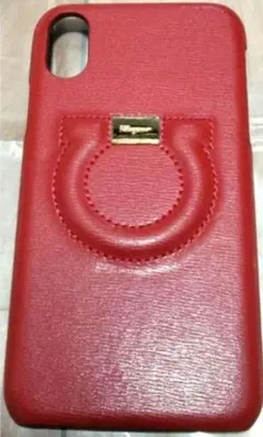 新品 フェラガモ FERRAGAMO iPhoneXケース アイフォンケース　赤のサムネイル