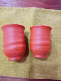 陶器製 湯飲み 2個セット