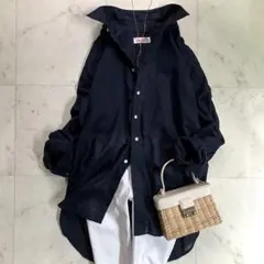 希少 ザノースフェイス ミナペルホネン コラボ かりゆしウェア XL月桃