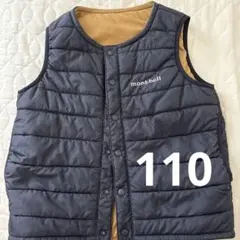 モンベル　サーマラップ ラウンドネックベスト Kid's 110cm