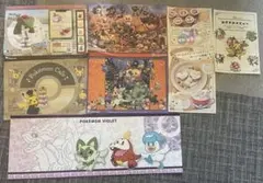 ポケモンカフェ　ランチョンマット　メニュー　8枚セット