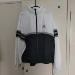 【adidas】アディダス　ジップアップ　パーカー　M　ビンテージ