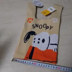 スヌーピーニットトートバッグ　S