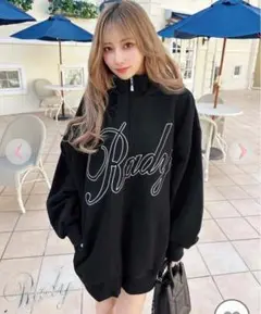 rady オーバーサイズロゴパーカー