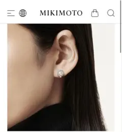 ミキモト MIKIMOTO パールピアス ダイヤモンドPE-864MU - メルカリ