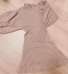 GRL ニットワンピース/ピンク