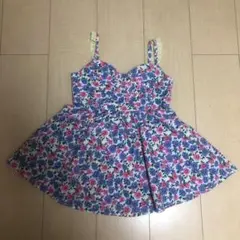 【お値下げ】fafa マルチフラワーワンピース 120