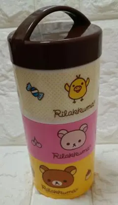 Joshinリラックマ ボトル型 3段 ランチ ボックスのサムネイル