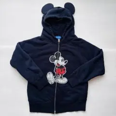 ディズニーリゾート ミッキー パーカー 140 裏起毛