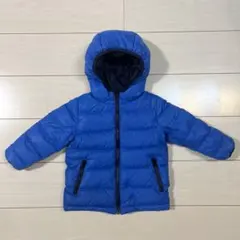 GLOBAL WORK フード付きリバーシブルダウン