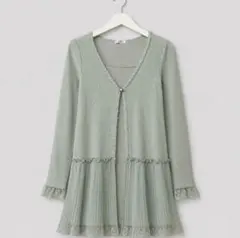 axes femme 長袖 カーディガン レース プリーツのサムネイル