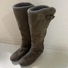 【USED】あしながおじさん　ロングブーツ　Lサイズ（24cm前後）