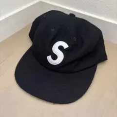 極美品　Supreme Sロゴ ウール キャップ ブラックのサムネイル