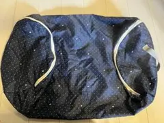 Ligne ネイビードット柄収納バッグ