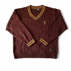 【着用1回のみ美品】GUxハリポタ コラボ ニット グリフィンドール メンズL