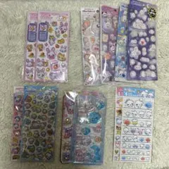 【新品未使用】平成ファンシーキャラクターズ！シール！12点セット！まとめ売り！
