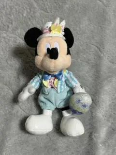 ミッキー ぬいぐるみバッジ イースター